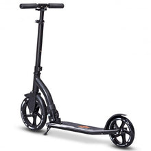 Load image into Gallery viewer, Adjustable Foldable Aluminum Kids Kick Scooter w/ Shoulder Strap-Black
