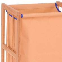 Load image into Gallery viewer, Bamboo Frame Durable Clothes Storage Laundry Hamper
