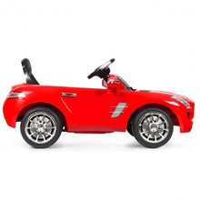 Load image into Gallery viewer, New Red Mercedes Benz sls r/c Mp3 Kids Ride on Car Electric Battery Toy-Red
