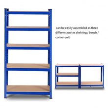 Load image into Gallery viewer, 35.5&quot; x 71&quot; Adjustable 5-Layer 2000 lbs Capacity Tool Shelf
