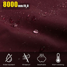 Load image into Gallery viewer, Women&#39;s Hooded Long Down Coat with Faux-fur Trim-Red-XXL
