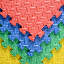 Load image into Gallery viewer, 48 Sq Ft EVA Foam Floor Interlocking Mat Show Floor Garage Gym Mat Multi-Color
