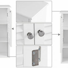 Load image into Gallery viewer, Double Doors Shelves Bathroom Wall Storage Cabinet

