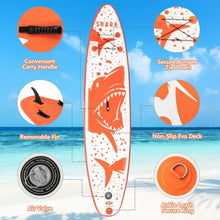 Load image into Gallery viewer, Inflatable Stand Up Paddle Board with Backpack Aluminum Paddle Pump-L
