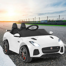 Load image into Gallery viewer, 12V Jaguar F-Type SVR Licensed Kids Ride On Car-White
