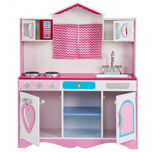 Load image into Gallery viewer, Wood Kitchen Toy Kids Cooking Pretend Play Set
