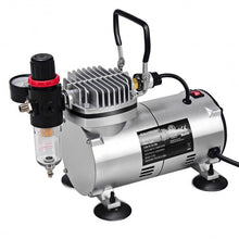Load image into Gallery viewer, 3 Compressor Kit Dual-Action Spray Air Brush Set
