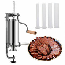 Load image into Gallery viewer, 1.5 L Stainless Steel Vertical Sausage Stuffer Maker
