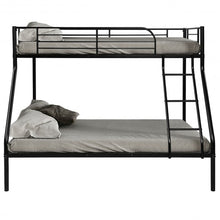 Load image into Gallery viewer, Twin over Full Bunk Sturdy Metal Bed
