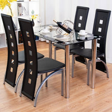 Load image into Gallery viewer, Modern Dining Kitchen Tempered Glass Table
