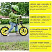 Load image into Gallery viewer, Adjustable Lightweight Kids Balance Bike-Yellow
