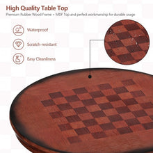 Load image into Gallery viewer, 42&quot; Bistro Vintage Pub Bar Round Chess Table
