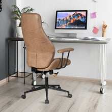 Load image into Gallery viewer, Adjustable Ergonomic High Back Office Chair with Lumbar Support-Brown
