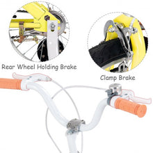 Load image into Gallery viewer, 16&quot; Outdoor Sports Kids Bicycle with Training Wheels Bell-Yellow
