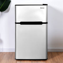 Load image into Gallery viewer, 3.2 cu ft. Compact Stainless Steel Refrigerator-Gray
