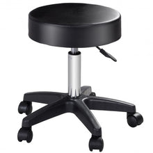 Load image into Gallery viewer, 1 pc Adjustable Hydraulic Rolling Swivel Massage Spa Bar Stool-Black
