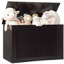 Load image into Gallery viewer, Wooden Toy Box Kids Storage Chest Bench -Brown
