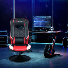 Load image into Gallery viewer, 360 Degree Swivel Rocking Racing Style Gaming Chair-Red
