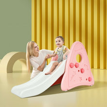 Load image into Gallery viewer, Freestanding Baby Slide Indoor First Play Climber Slide Set for Boys Girls -Pink
