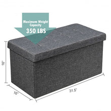 Load image into Gallery viewer, 31.5&quot; Fabric Foldable Storage with Removable Storage Bin-Dark Gray
