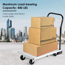 Load image into Gallery viewer, 440 lbs/770 lbs Folding Aluminum Platform Hand Truck-440 lbs
