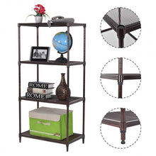 Load image into Gallery viewer, 23&quot; x 13&quot; x 48&quot; 4 Layer Steel Storage Rack Shelf Organizer
