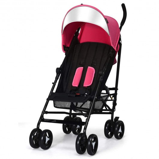 Foldable Lightweight Baby Infant Travel Umbrella Stroller-Pink