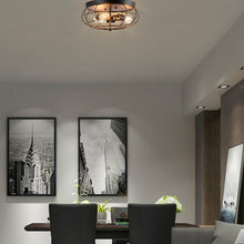 Load image into Gallery viewer, Semi Flush Mount Ceiling Light with Industrial Retro Design
