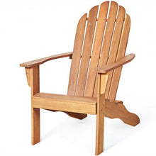 Load image into Gallery viewer, Outdoor Solid Wood Durable Patio Adirondack Chair-Natural
