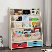 Load image into Gallery viewer, Kids Book and Toys Organizer Shelves-Beige
