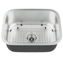 Load image into Gallery viewer, 23� Stainless Steel Single Bowl Kitchen Sink Basin
