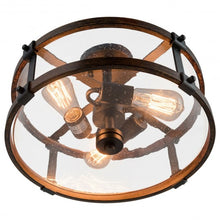 Load image into Gallery viewer, 3-Light Living Room Retro Flush Mount Ceiling Light
