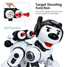 Load image into Gallery viewer, Wireless Programmable Interactive Remote Control Robotic Dog-Black
