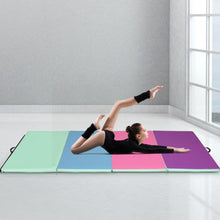 Load image into Gallery viewer, 4&#39; x 8&#39; x 2&quot; Portable Gymnastics Mat Folding Exercise Mat
