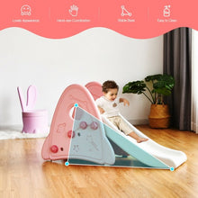 Load image into Gallery viewer, Freestanding Baby Slide Indoor First Play Climber Slide Set for Boys Girls -Pink
