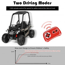 Load image into Gallery viewer, 12V Kids RC Electric Ride On Off-Road UTV Truck with MP3 and Light-Black
