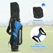 Load image into Gallery viewer, Set of 5 Ultimate 31&quot; Portable Junior Complete Golf Club Set for Kids Age 8+ -Blue
