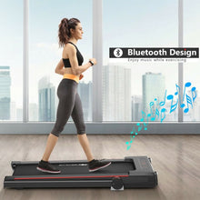 Load image into Gallery viewer, 2.25HP 3-in-1 Folding Treadmill with Table Speaker Remote Control-Black
