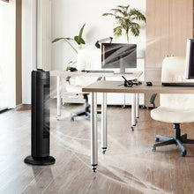 Load image into Gallery viewer, Fantask 35W 28&quot; Quiet Bladeless Oscillating Tower Fan-Black

