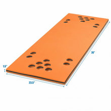 Load image into Gallery viewer, 5.5&#39; x 23.5&quot; 3-Layer Multi-Purpose Floating Beer Pong Table-Orange
