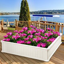 Load image into Gallery viewer, 48.5&quot; Raised Garden Bed Planter for Flower Vegetables Patio-White
