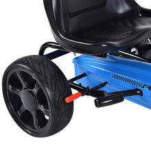 Load image into Gallery viewer, Outdoor Kids 4 Wheel Pedal Powered Riding Kart Car-Navy
