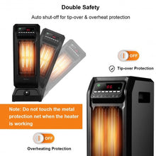 Load image into Gallery viewer, 1500W 12H Timer Remote Control Electric Space Heater
