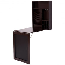 Load image into Gallery viewer, Space Saver Convertible Wall Mounted Desk-Coffee
