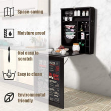 Load image into Gallery viewer, Space Saver Convertible Wall Mounted Desk-Black
