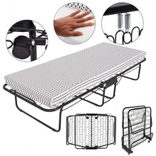 Load image into Gallery viewer, 75&quot; x 31&quot; Folding Guest Bed with Foam Mattress
