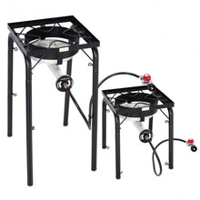 Load image into Gallery viewer, 200 000-BTU Portable Propane Single Burner with Adjustable Legs
