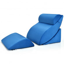 Load image into Gallery viewer, 4 Pcs Bed Wedge Pillow Incline with Head Support for Rest
