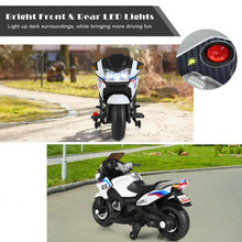 Load image into Gallery viewer, 12V Kids Ride On Motorcycle Electric Motor Bike-White
