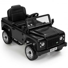 Load image into Gallery viewer, Landrover Defender Licensed Pedal Powered Car-Black
